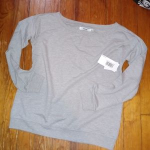 Light Grey Crew neck Lightweight Sweater